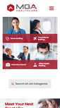 Mobile Screenshot of mgahealthcare.com